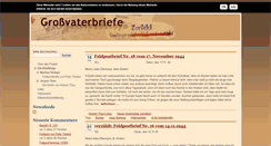 Desktop Screenshot of grossvaterbriefe.de
